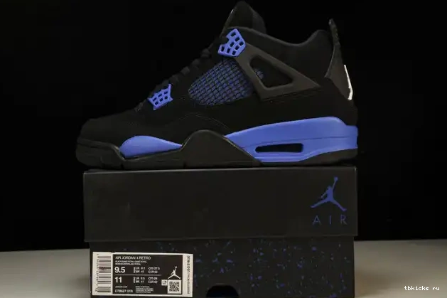 Cheap TB Royal Game CT8527-018 Retro 4 Black Jordan 0624
